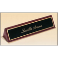 Rosewood Piano Finish Nameplate (9.5"x2.5")